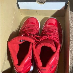 RED RETRO JORDAN 11s GS !!!